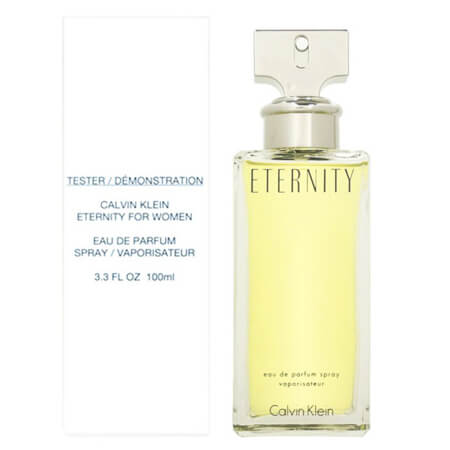 Calvin Klein Eternity EDP Spray Vaporisateur 100 ml (Tester Box) กลิ่นแนวเขียวสดชื่นแบบ Green Citrus และ Sage ตาม ด้วยกลิ่นดอกไม้นานาพันธุ์ ที่เน้นความหอมสะอาด สดชื่น